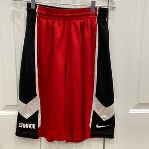 RARE Nike Team Canada Men’s Basketball Shorts | Size S
